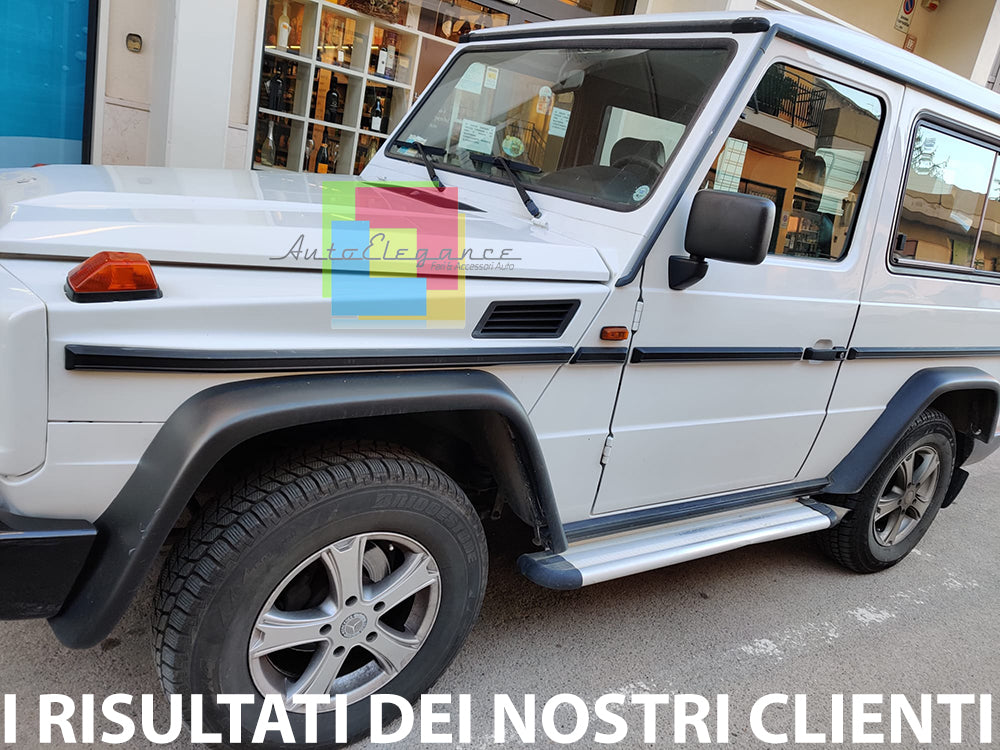 PARAFANGHI ALLARGATI MERCEDES CLASSE G W463 SPOILER PASSARUOTA LOOK AMG