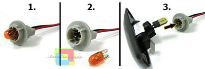 PORSCHE 911 996 + BOXSTER 986 1997-2005 SIDE INDICATORS DESIGN LED INDICATORS