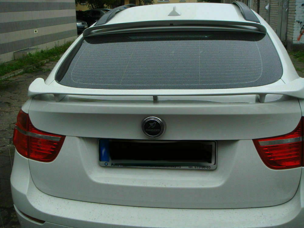 REAR BONNET SPOILER BMW X6 E71 E72 2008 - 2014 LOOK