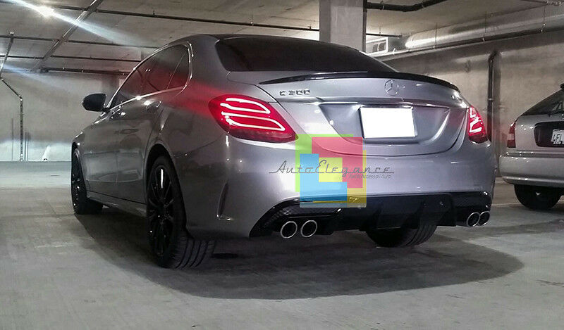 SPOILER POSTERIORE SUL COFANO MERCEDES CLASSE C W205 2014-2016 .- TOP QUALITA&apos;