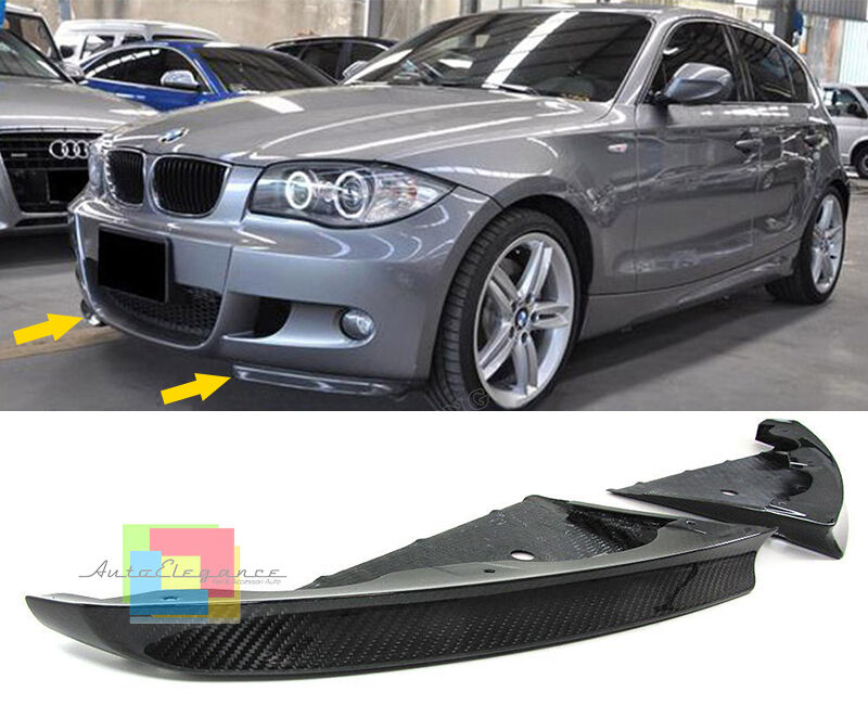 BMW E81 E87 2007-2010 - BAFFI CARBONIO SOTTO PARAURTI SOLO PER M-TECHNIK AUTOELEGANCERICAMBI