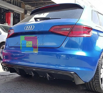 UNDER BUMPER AUDI A3 8V SPORTBACK 2012-2015 RS3 DIFFUSER TOP QUALITY ABS -