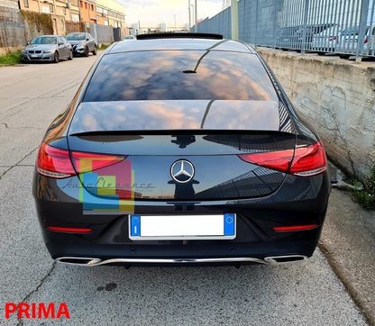 MERCEDES CLS C257 2018+ DIFFUSORE POSTERIORE CON TERMINALI COMATI AMG