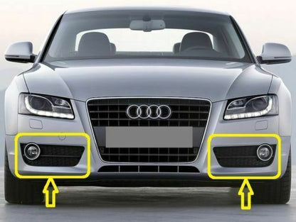 AUDI A5 2007-2011 COUPE SPORTBACK GRIGLIE FENDINEBBIA RS5 NIDO D'APE BORDO CROMO AUTOELEGANCERICAMBI