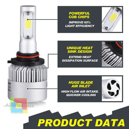 LAMPADE ABBAGLIANTI ANABBAGLIANTI + POSIZIONI LED LANCIA YPSILON 2011+ CREE
