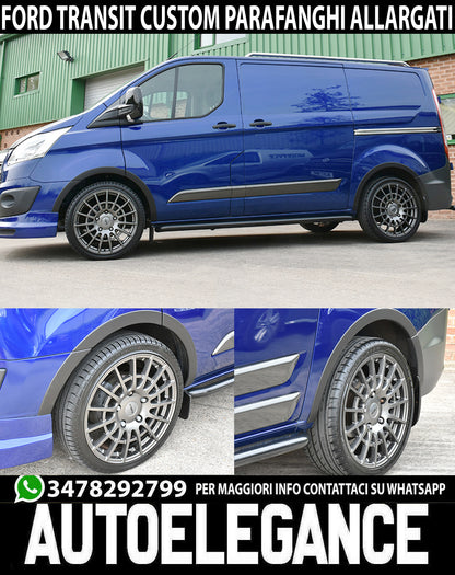 FORD TRANSIT CUSTOM 2012-2018 WIDE FENDERS IN ABS LOOK TUNING