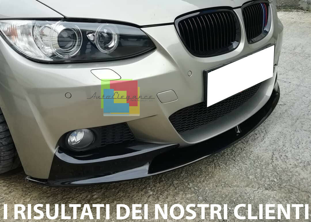 SOTTO PARAURTI ANTERIORE BMW 3 E92 E93 2006-2009 DESIGN M SPORT ABS NERO LUCIDO