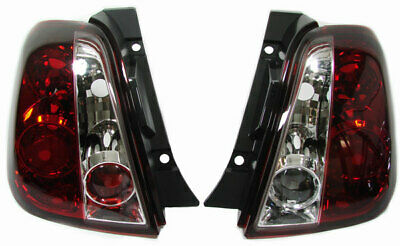 REAR LIGHTS FIAT 500 2007+ RED SMOKE SPORTY LOOK