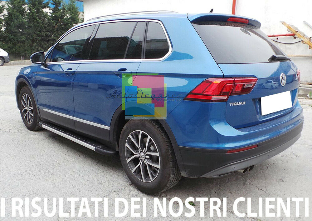 SIDE STEPS FOR VW TIGUAN MK2 II 2016+ TOP QUALITY NON-SLIP DOOR SILLS