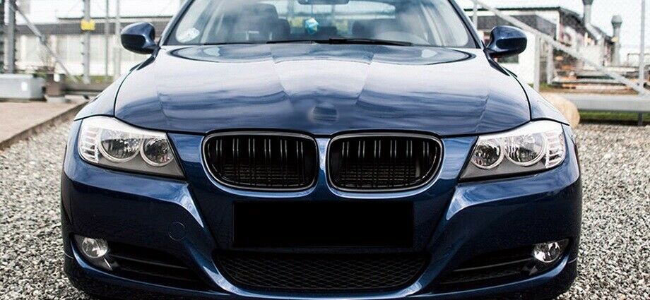 GRIGLIA ANTERIORE M3 CABONIO BMW SERIE 3 E90 E91 2008-2011 RESTYLING LCI DOPPIA