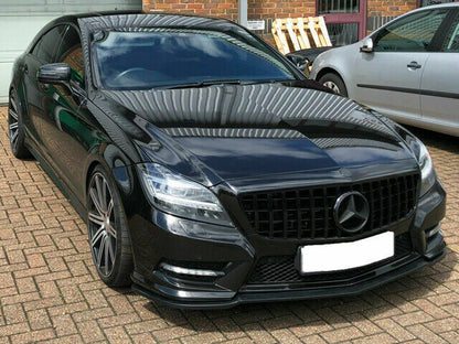 FRONT GRILLE MERCEDES CLS W218 2011-2014 MASK BLACK PROFILES