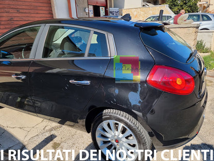 FIAT BRAVO II 2007-2016 SPOILER POSTERIORE SUL TETTO LOOK SPORT NERO LUCIDO 0007