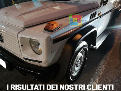 PARAFANGHI ALLARGATI MERCEDES CLASSE G W463 SPOILER PASSARUOTA LOOK AMG G55 -1