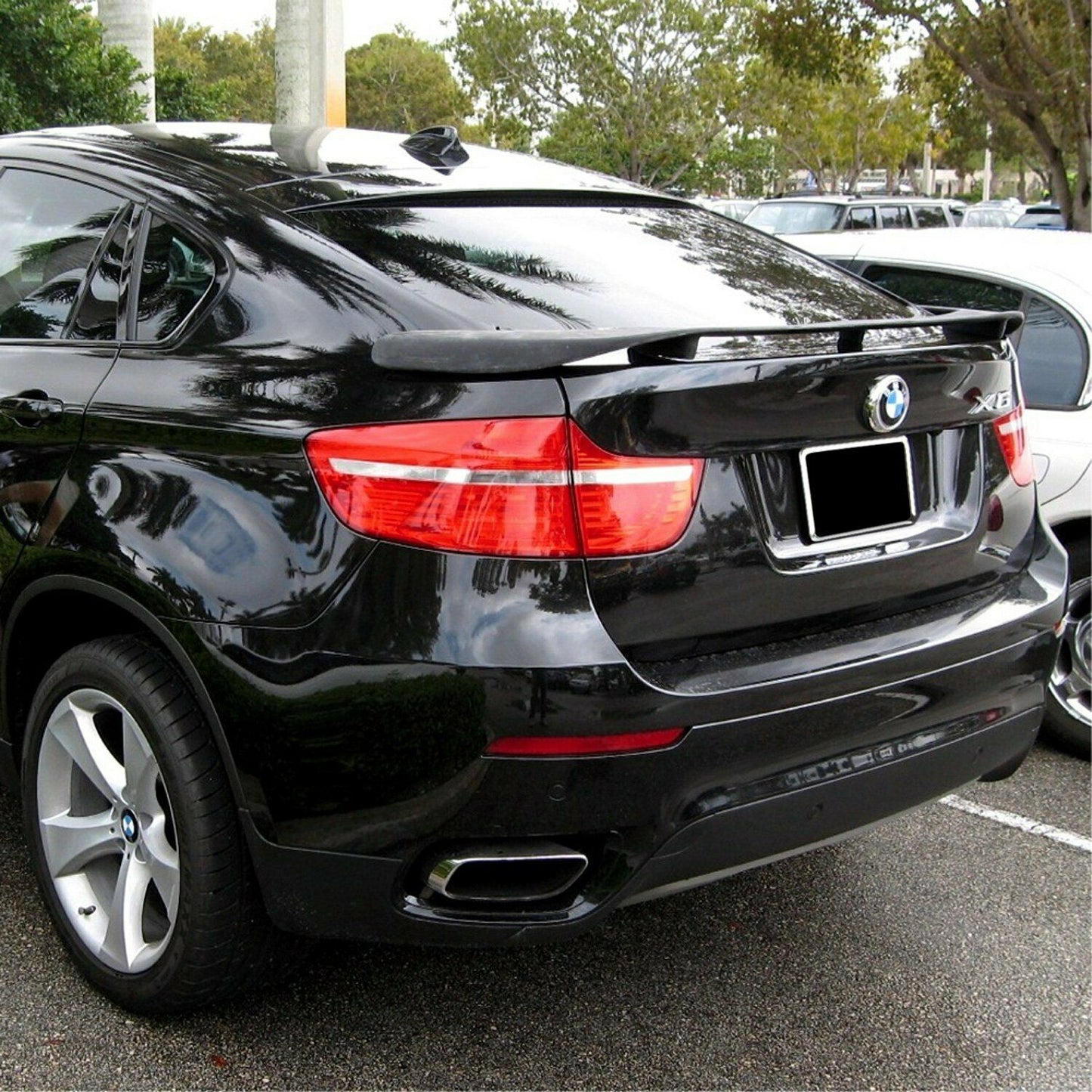 REAR BONNET SPOILER BMW X6 E71 E72 2008 - 2014 LOOK