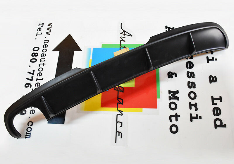 DIFFUSORE SOTTO PARAURTI POSTERIORE PER AUDI TT 8J 06-14 - ESTRATTORE STT TTRS