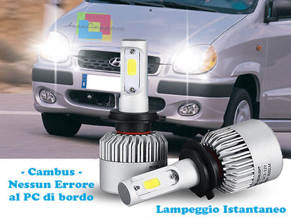HIGH BEAM LOW BEAM LED LAMPS HYUNDAI ATOS PRIME 99-08 INSTANT CREE
