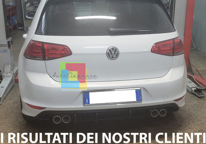 VW GOLF 7 VII FLAPS SOTTO POSTERIORE SOTTO PARAURTI R IN ABS SPOILER SPLITTER