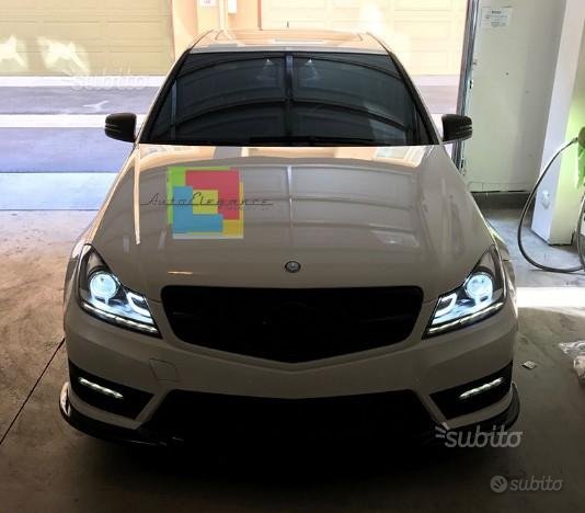 Fari anteriori led diurne mercedes c w204 07-11