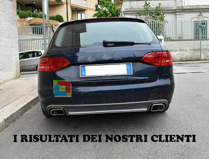 UNDER BUMPER SPOILER FOR AUDI A4 B8 8K 2012-2015 LIFT REAR DIFFUSER S4