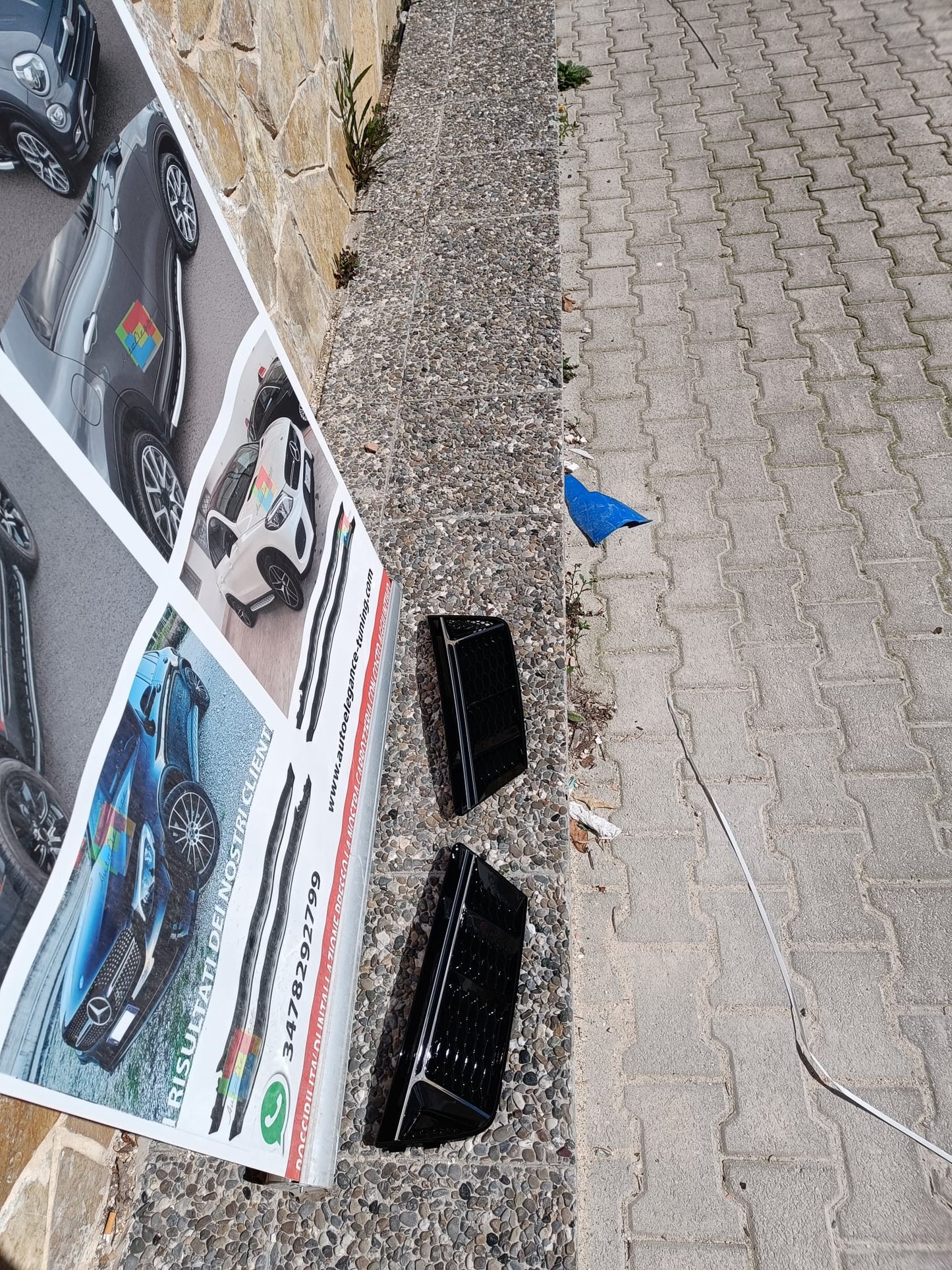 AUDI A4 B9 2015+ GRIGLIE FENDINEBBIA PER PARAURTI STANDARD NIDO D'APE RS4 AUTOELEGANCERICAMBI