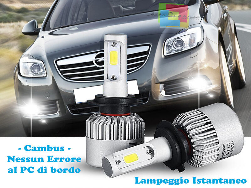 LAMPADE FENDINEBBIA A LED OPEL INSIGNIA 08-13 CAMBUS BIANCO GHIACCIO CREE