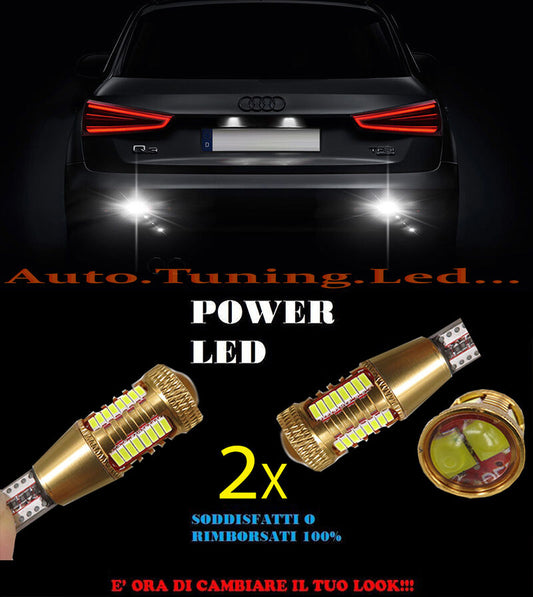 AUDI Q3 8U LAMPADE RETROMARCIA LED T15 W16W SUPER QUALITA NO ERROR AUTOELEGANCERICAMBI