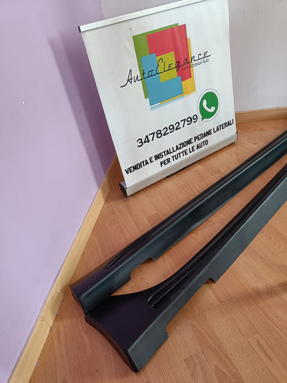 SIDE SKIRTS FOR OPEL ASTRA J 5 DOORS UNDER DOOR SPOILER ABS OPC 0279