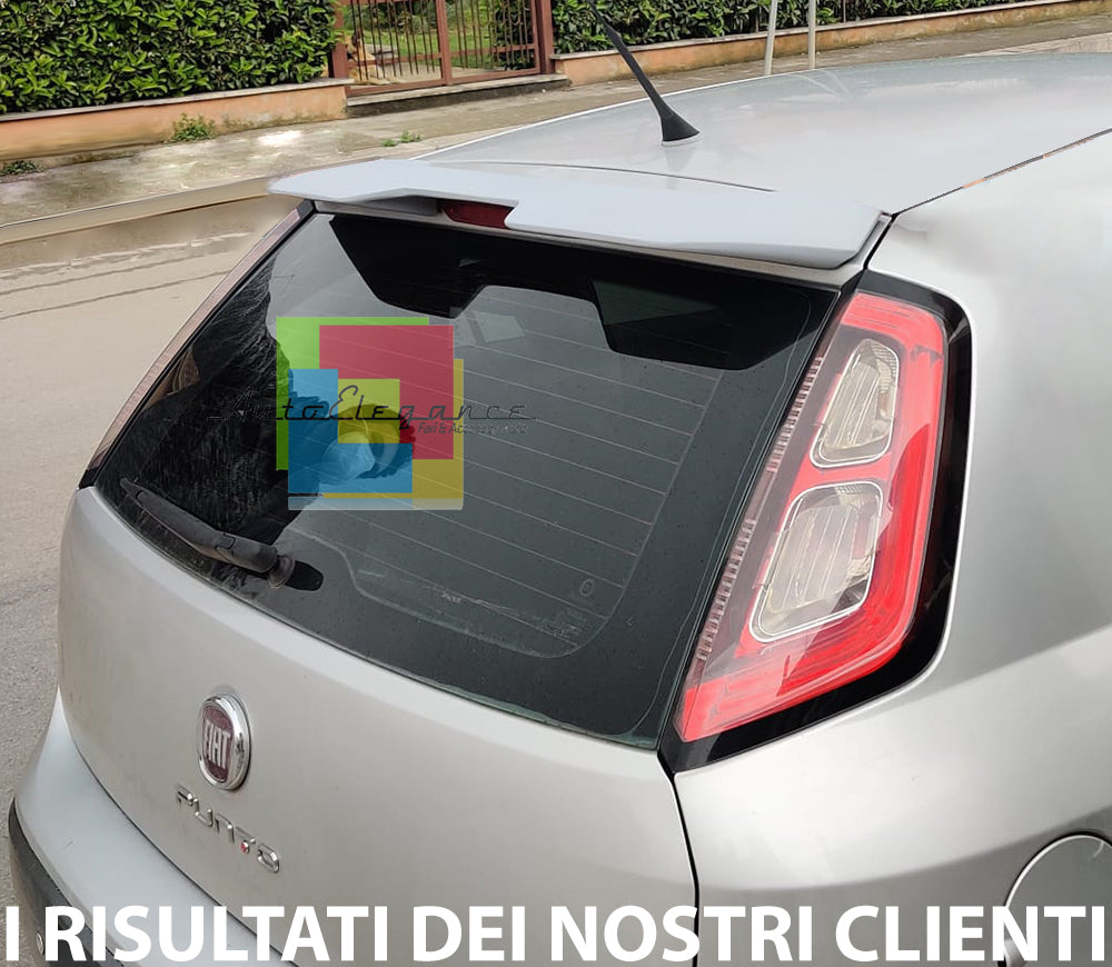 FIAT PUNTO EVO GRANDE PUNTO SPOILER TETTO SPORTIVO ALETTONE DESIGN SPORT