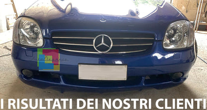 COPPIA FARI CROMATI PER MERCEDES SLK 170 AUTOELEGANCERICAMBI