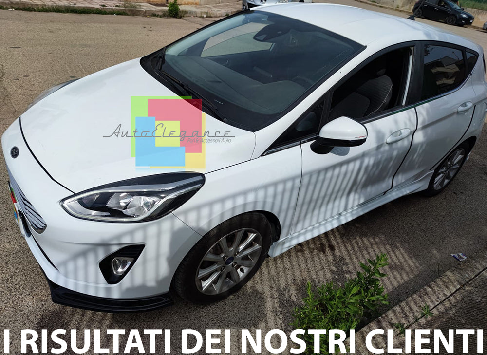 FORD FIESTA VII 2018+ MINIGONNE LATERALI LOOK SOTTO PORTA ZETEC ST IN ABS