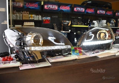 Fari anteriori led diurne mercedes c w204 07-11