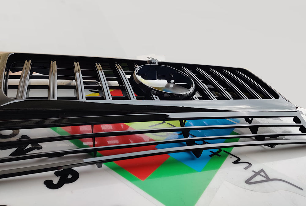 MERCEDES CLASSE G W463 1990-2014 GRIGLIA ANTERIORE AMG CALANDRA PROFILI NERI