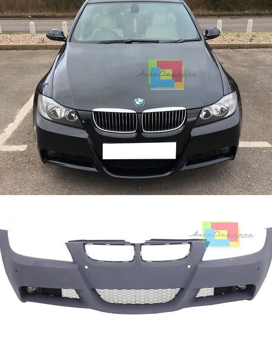 PARAURTI ANTERIORE + FENDINEBBIA LOOK M PER BMW SERIE 3 E90 E91 2004-2008