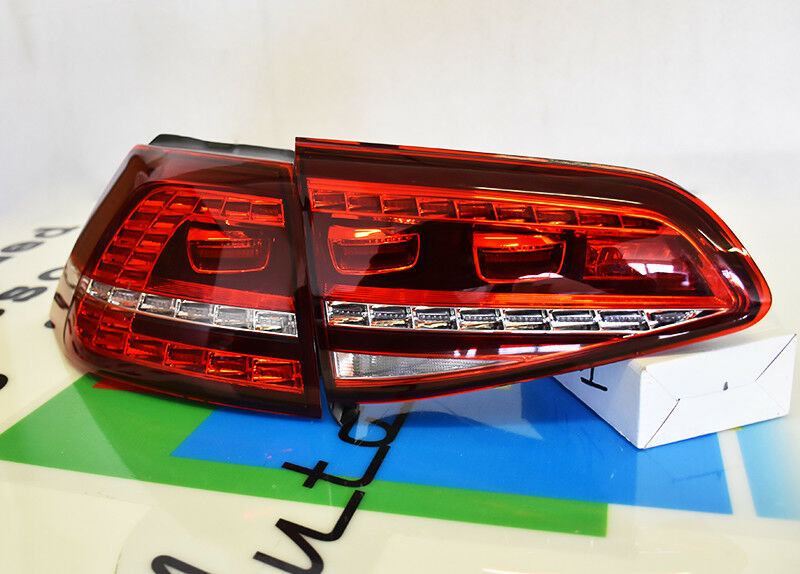 VW GOLF 7 VII DAL 2012 IN POI COPPIA FARI POSTERIORI FRECCIA LED DESIGN GTI .-