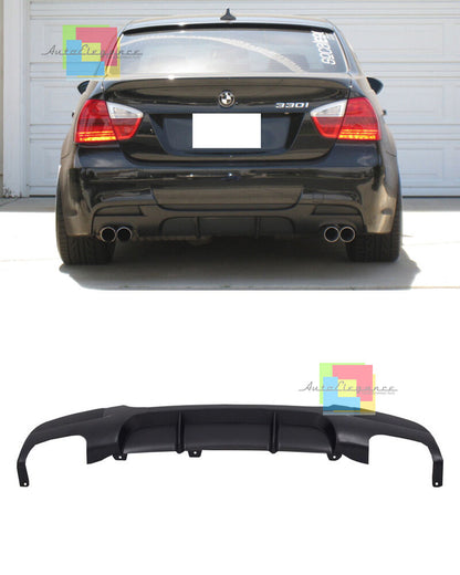 DIFFUSORE POSTERIORE ABS SOTTO PARAURTI BMW SERIE 3 E90 E91 05-11 LOOK M-TECH