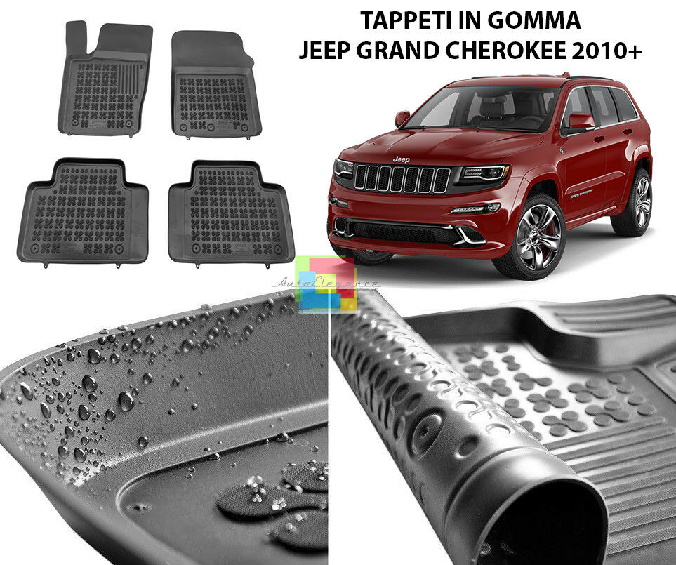 JEEP GRAND CHEROKEE 2010+ RUBBER CAR MATS - TOP QUALITY MATS -1-