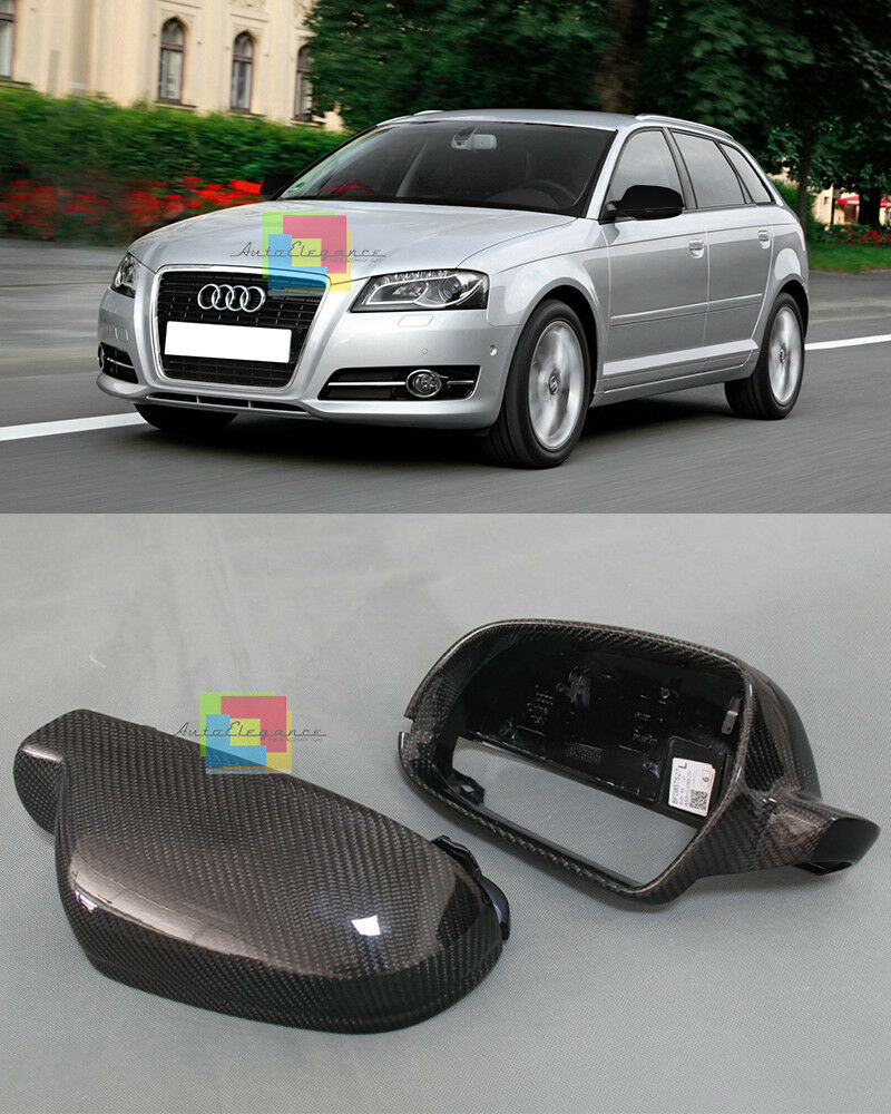 COPERTURE CARBON SPECCHI - CALOTTE AUDI A3 8P 2010-2012 SPECCHIETTI AUTOELEGANCERICAMBI