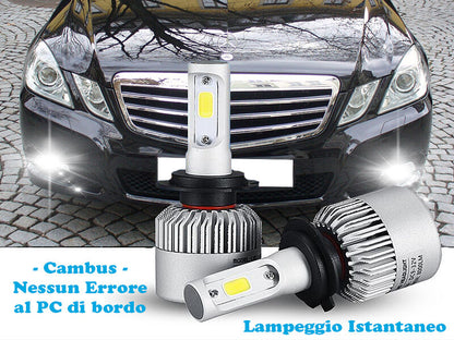 LAMPADE FENDINEBBIA A LED CREE MERCEDES CLASSE E W212 CAMBUS BIANCO GHIACCIO