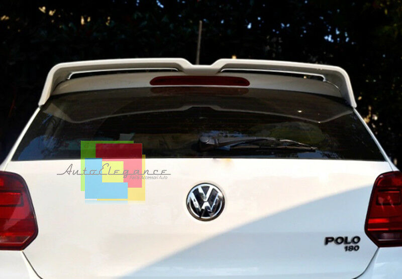 ALETTONE GTI SPOILER POSTERIORE SUL TETTO PER VW POLO 6R 2011-2017 VERNICIATO - AUTOELEGANCERICAMBI