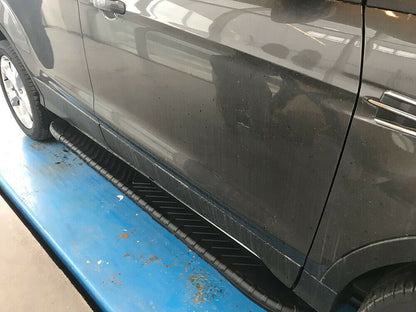 BLACK SIDE STEPS - NISSAN X-TRAIL 2007+ NON-SLIP DOOR PADS