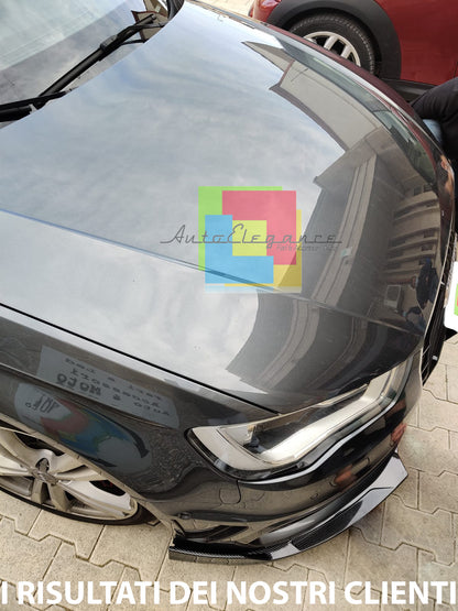 AUDI A3 8V SLINE ABS CARBON LOOK SPOILER UNDER BUMPER RS3 S3