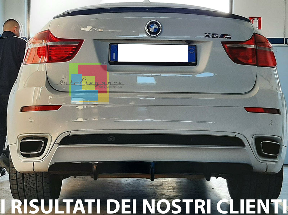 BMW X6 E71 2006-2014 DIFFUSORE POSTERIORE ABS LOOK M SPORT AUTOELEGANCERICAMBI