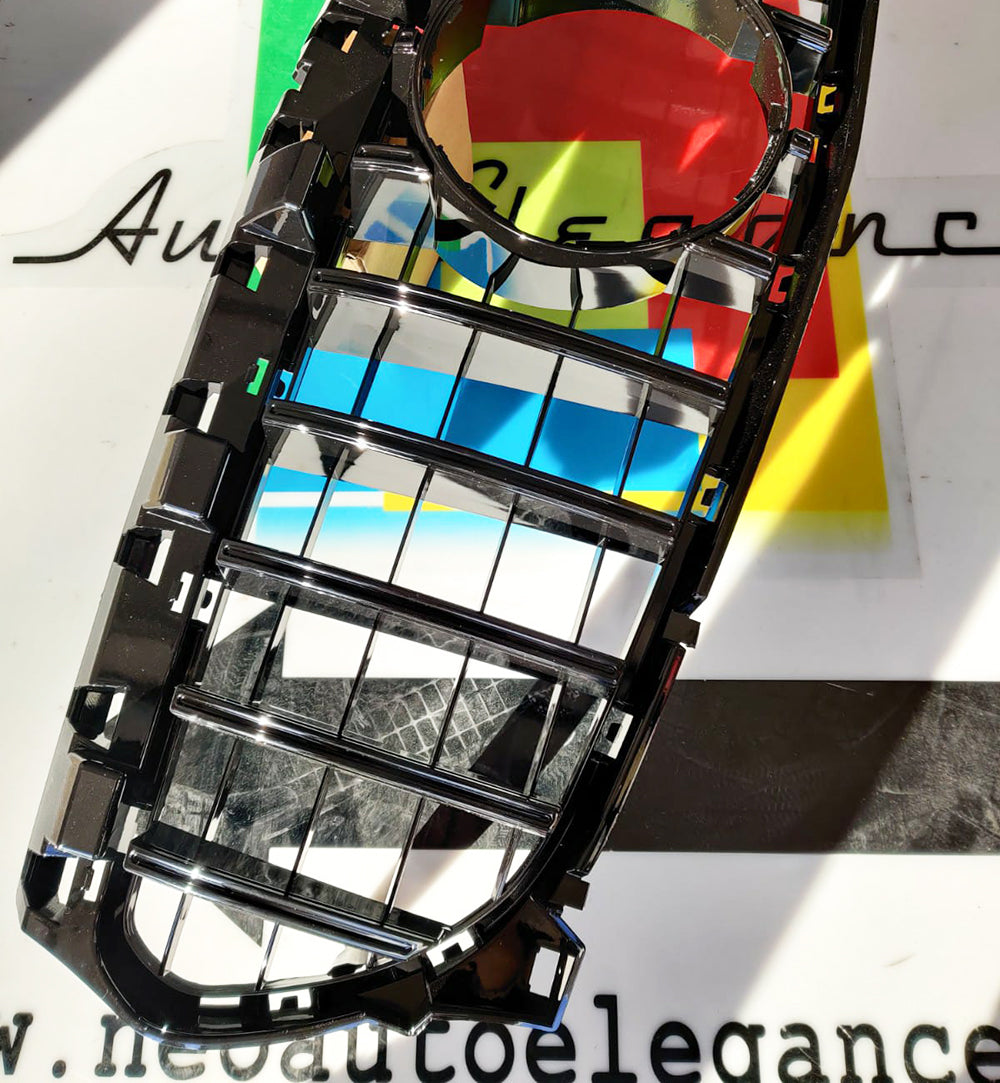 GRIGLIA ANTERIORE MERCEDES CLA W117 2013-2018 MASCHERINA NERA AMG PANAMERICANA