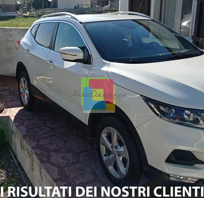 NISSAN QASHQAI J11 2013-2017 BARRE TETTO SATINATE MANCORRENTI PORTAPACCHI