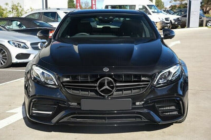 GRIGLIA ANTERIORE AMG MERCEDES CLASSE E W213 2016+ PROFILO NERO LUCIDO