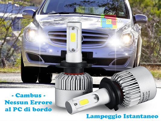 LAMPADE ABBAGLIANTI LED MERCEDES CLASSE R W251 LAMPEGGIO ISTANTANEO 6000K