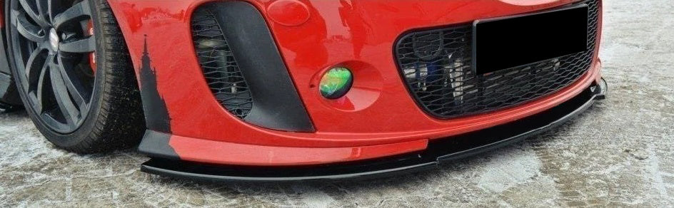 UNDER FRONT BUMPER SUITABLE FOR SEAT LEON 1P ABS SPORT BLACK LIP SPLITTER