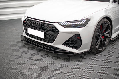 AUDI A6 C8 RS6 2018+ SPLITTER SOTTO PARAURTI ANTERIORE LAMA 0019 AUTOELEGANCERICAMBI