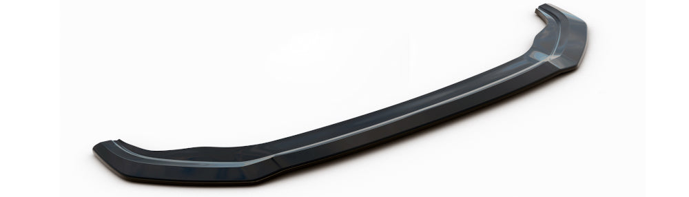 LIP SPOILER UNDER FRONT BUMPER VW GOLF 7 GTI ABS GLOSSY BLACK SPLITTER .-