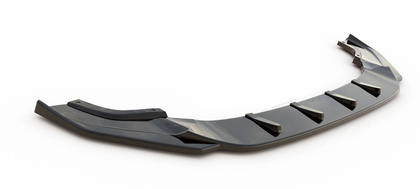 FRONT BUMPER UNDER VW GOLF 7.5 RLINE R 2017-2019 ABS BLACK SPLITTER 0157
